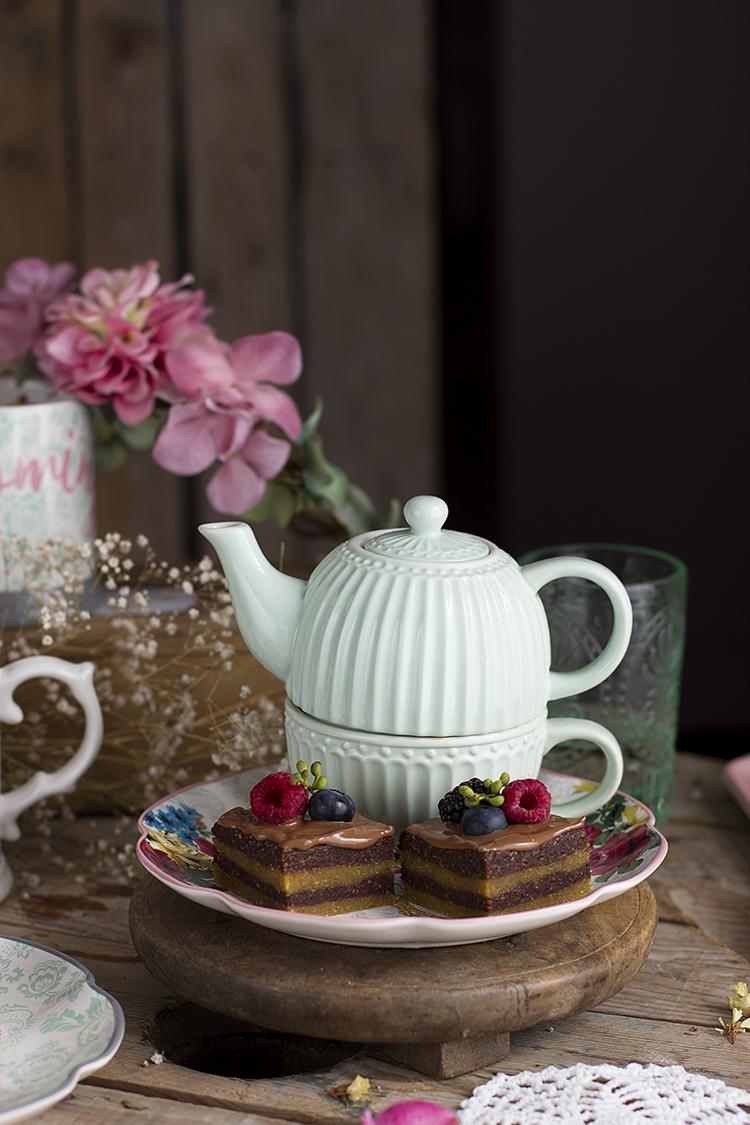 Cuadraditos de Cacahuete y Chocolate receta saludables y fácil