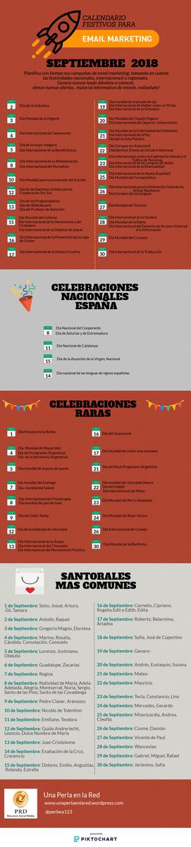 Septiembre planning marketing