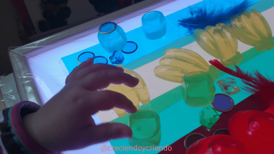 Materiales mesa de luz