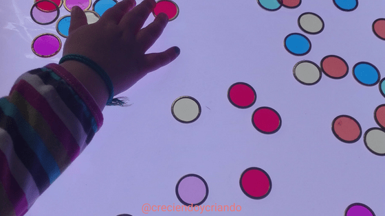 Materiales mesa de luz