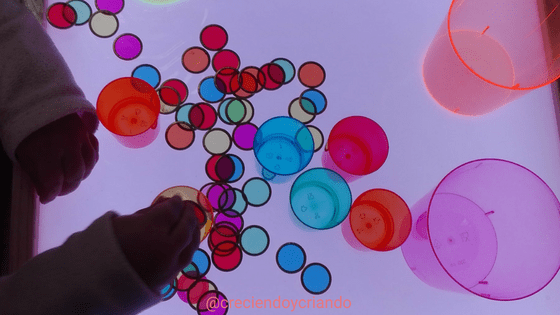 Materiales mesa de luz