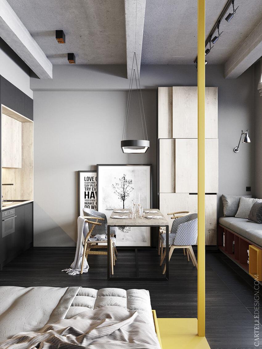 loft de estilo femenino