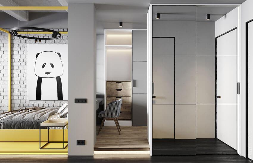 loft de estilo femenino