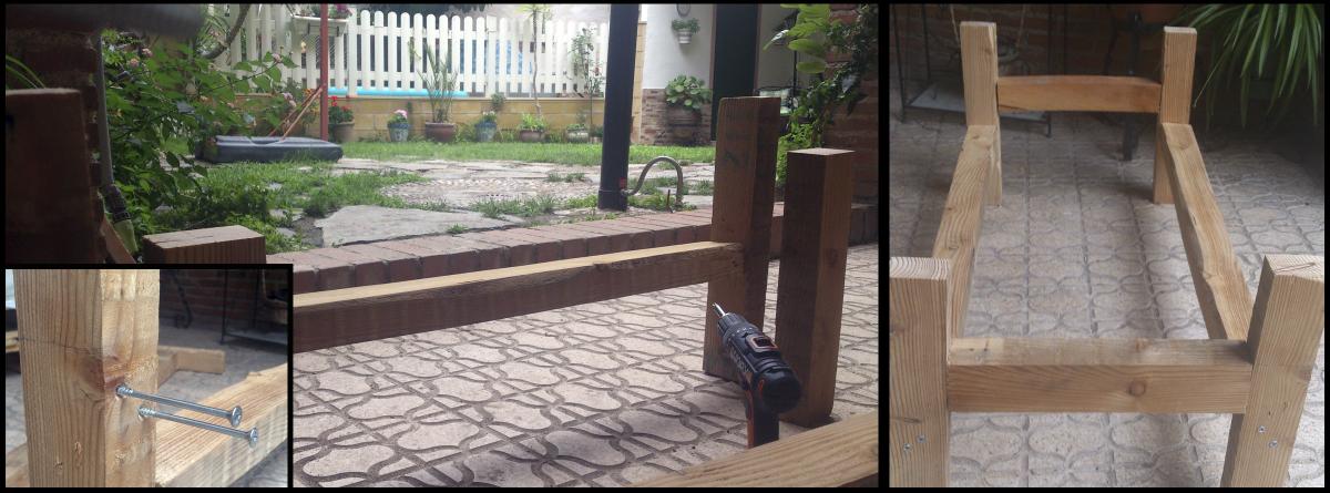 Sillón con madera de palet