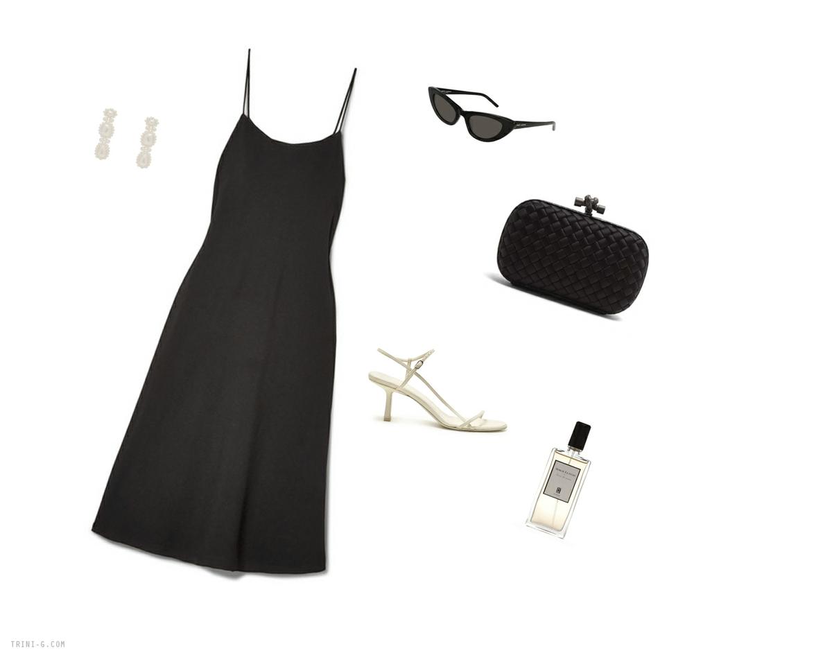 Trini | The Row dress Bottega Venetta bag