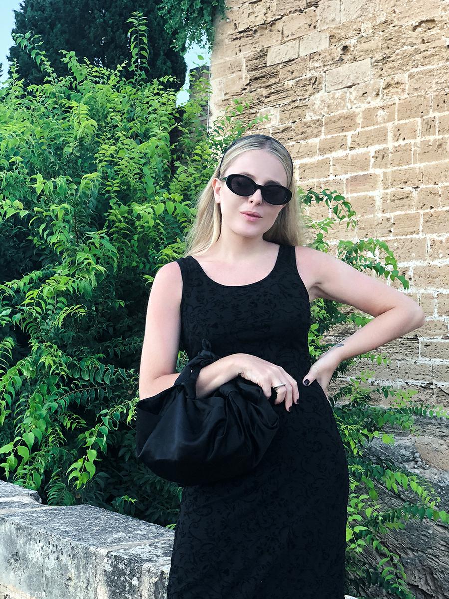 Trini |vintage Armani dress The Row sandals