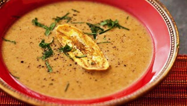 sopa de chicharritas platanitos mariquitas chifles