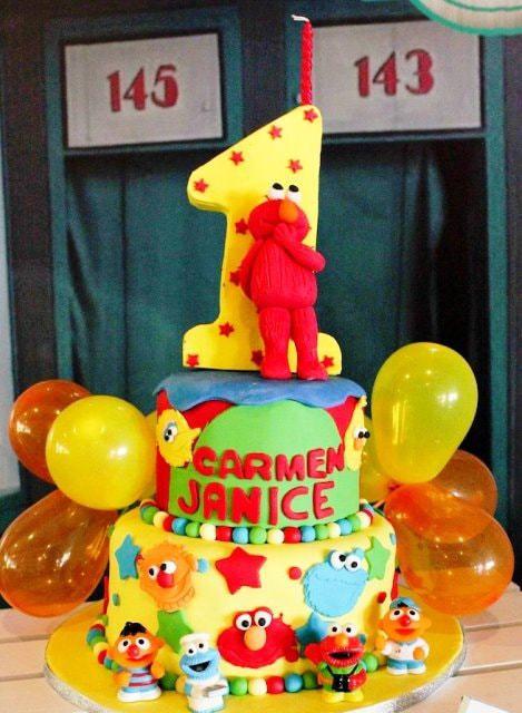 comidas y dulces cumpleaños plaza sesamo