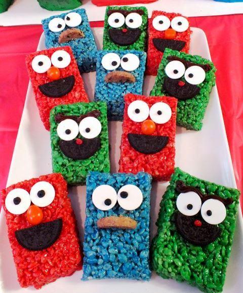 comidas y dulces cumpleaños plaza sesamo