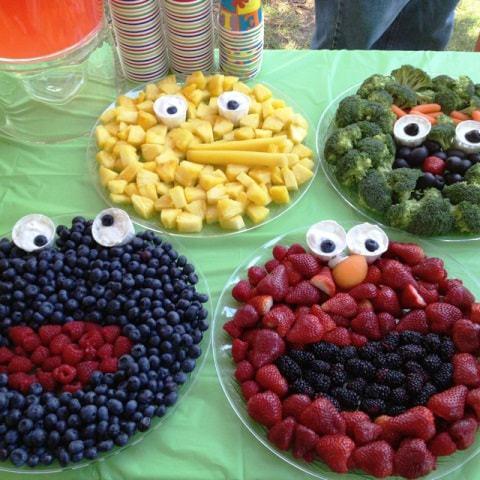 comidas y dulces cumpleaños plaza sesamo