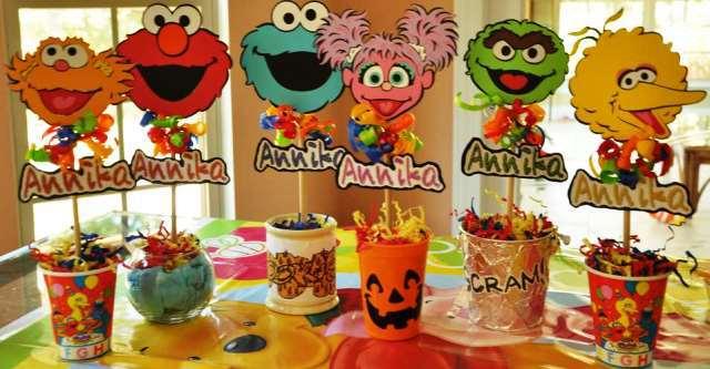 centros de mesa plaza sesamo