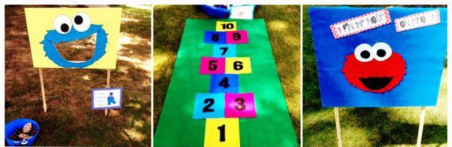 Juegos de Fiestas Infantiles de Elmo y sus amigos de Plaza Sésamo