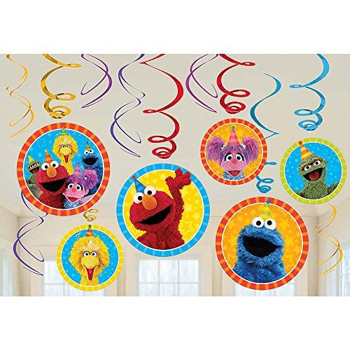 Sesame Street Hanging Swirls (12 ct)