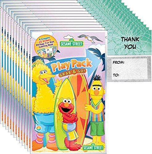 Bendon Sesame Street Grab n Go Play Packs (12 Packs) Party Favors