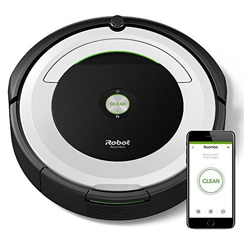 iRobot Roomba 691 Robot Aspirador, Alto Rendimiento de Limpieza, Sensores de Suciedad Dirt Detect, Todo Tipo de Suelos, Atrapa el Pelo de Mascotas, WiFi, Blanco