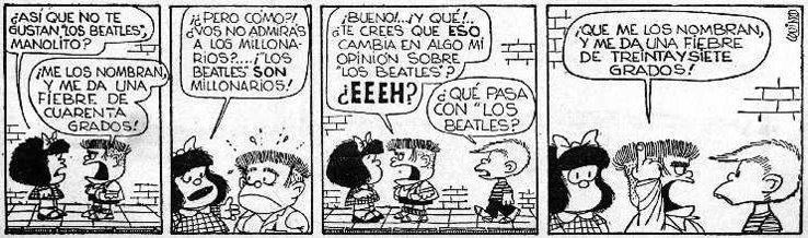 Mafalda y Los Beatles