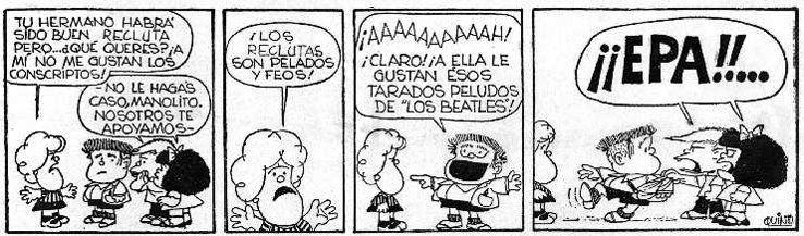 Mafalda y Los Beatles