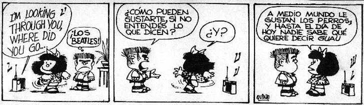 Mafalda y Los Beatles