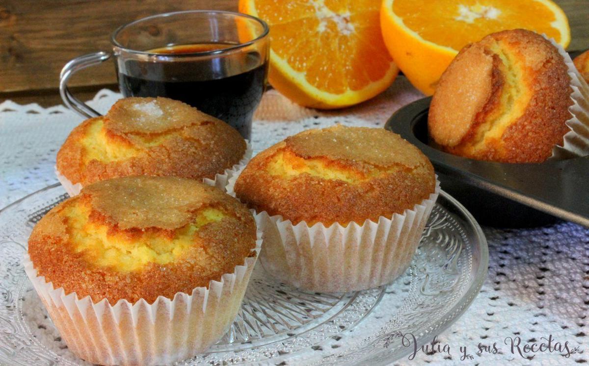 magdalenas de nata (crema de leche)