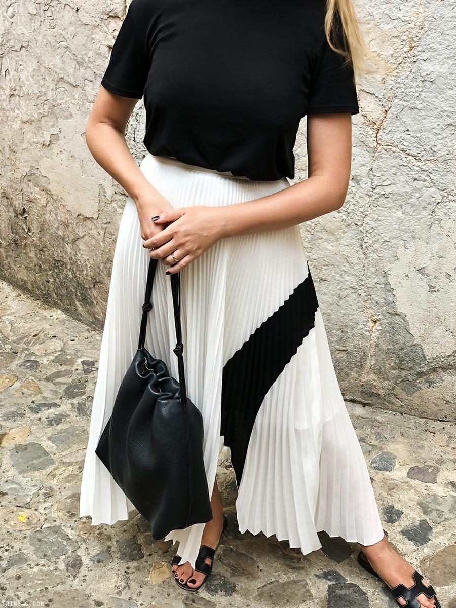 Trini | The Row t-shirt Proenza Schouler skirt