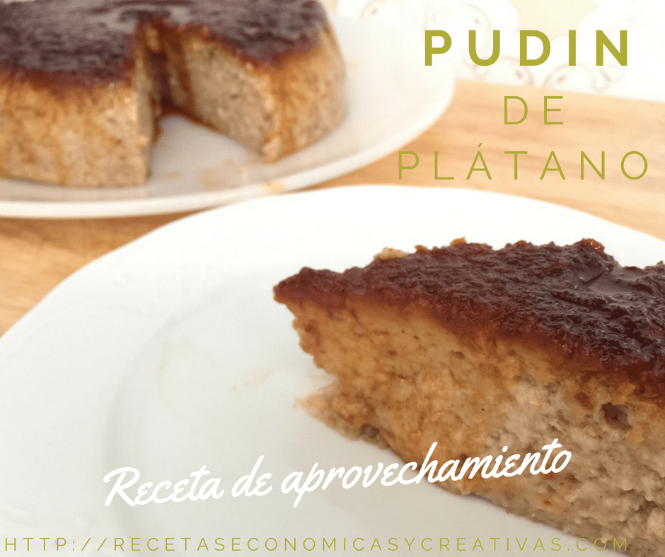 Pudin de plátano - Destacada