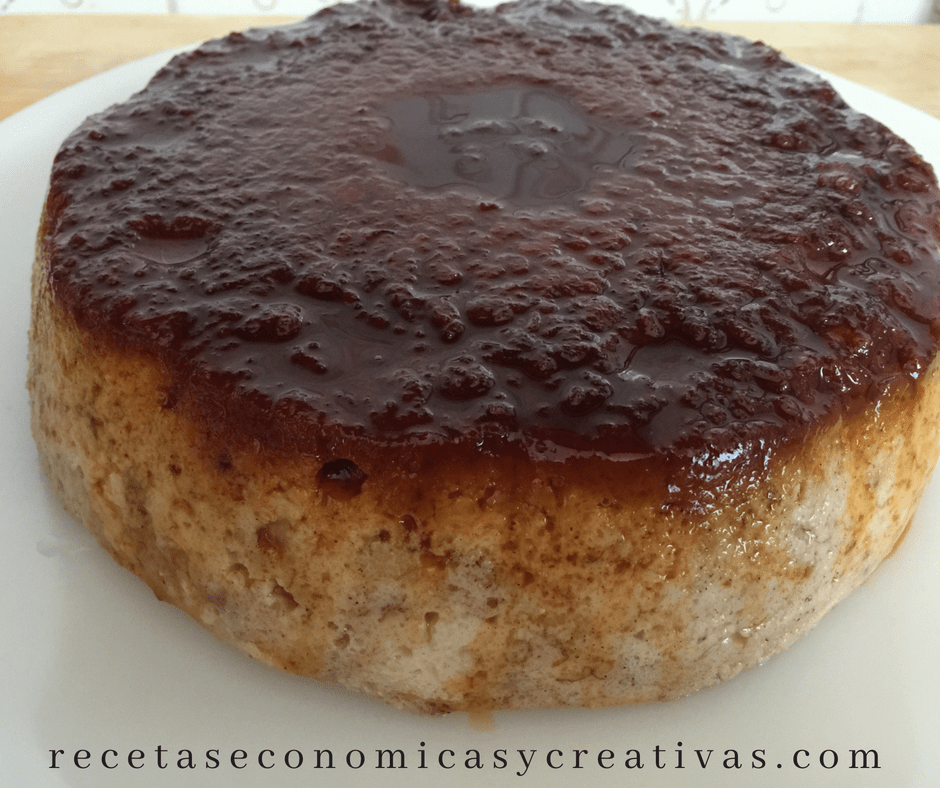 pudin de platano