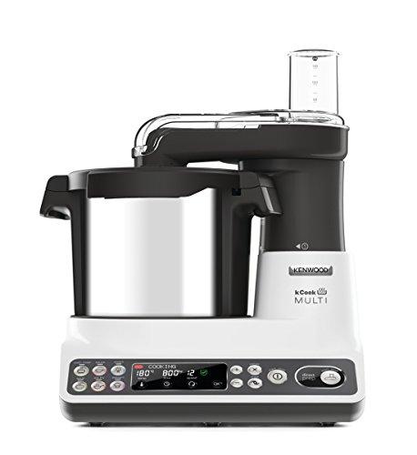 Kenwood kCook Multi - Robot de cocina, prepara 4 platos a la vez para 8 comensales, bol de 4.5 l, cocina de 30º a 180º