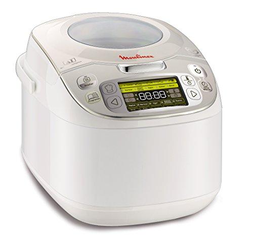 Moulinex Maxichef Advanced MK8121 - Robot de cocina, 750 W, capacidad de 5 l, tecnología de micropresión, inicio programable y función de mantener en caliente