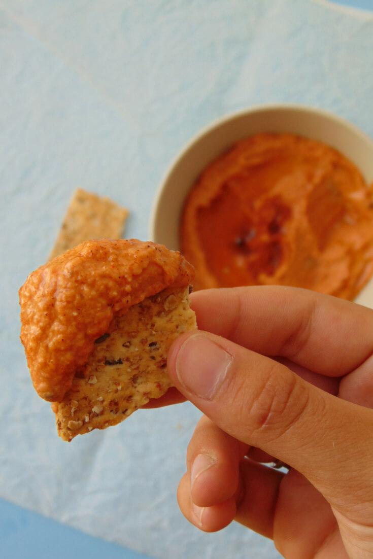 hummus de escalivada y garbanzos