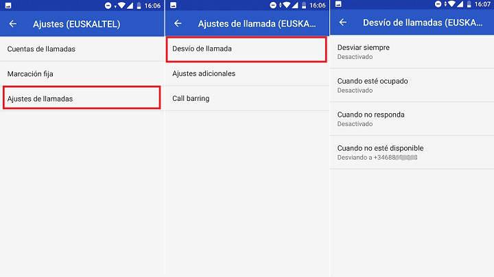 como redirigir una llamada de un número de teléfono a otro