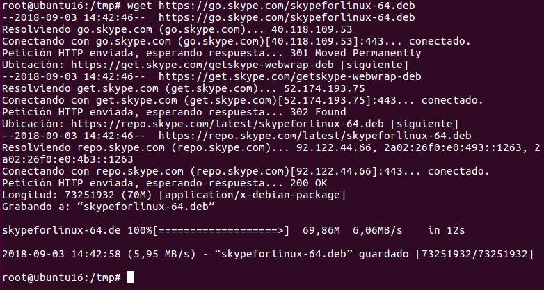 INSTALAR SKYPE EN UBUNTU DESKTOP DESDE TERMINAL descargar