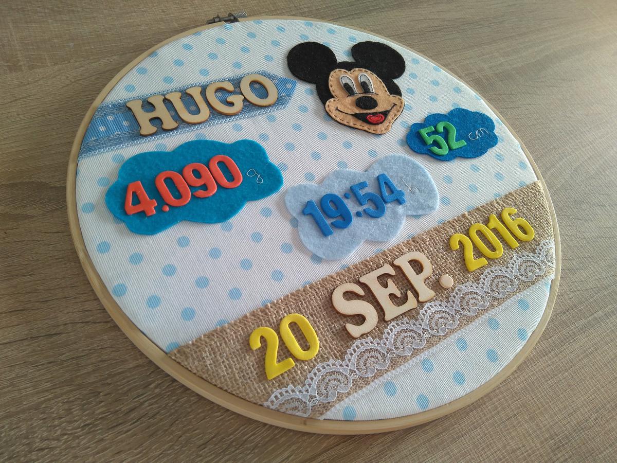 Bastidor de bienvenida para bebé