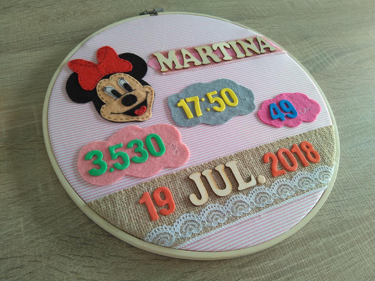 Bastidor de bienvenida para bebé