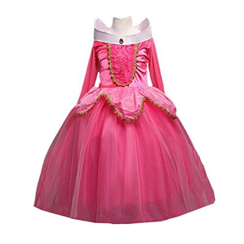 DreamHigh Sleeping Beauty Princess Aurora Party Girls Costume Dress Size 3-4 Years