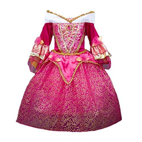 DreamHigh Sleeping Beauty Princess Aurora Girls Costume Dress Size 9-10 Years