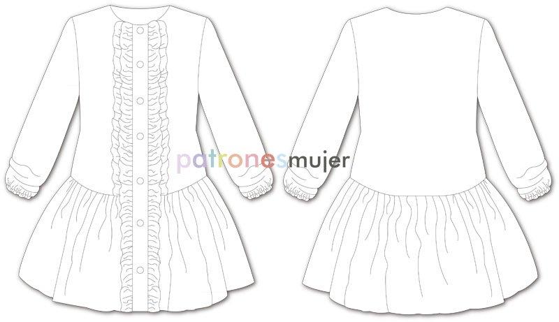 vestido camisero-dibujo