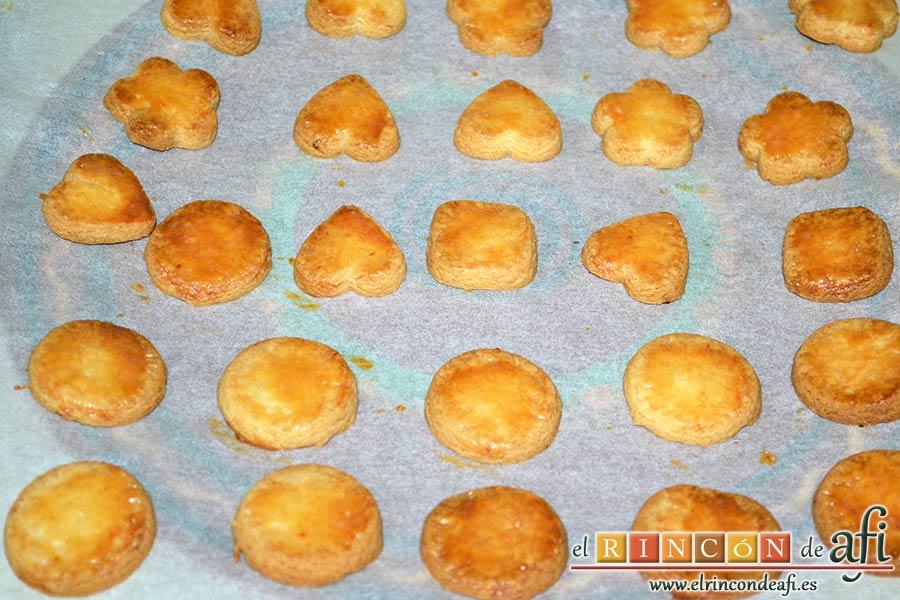 Galletas muselina, hornear y dejar enfriar