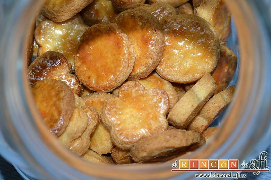 Galletas muselina, sugerencia de presentación