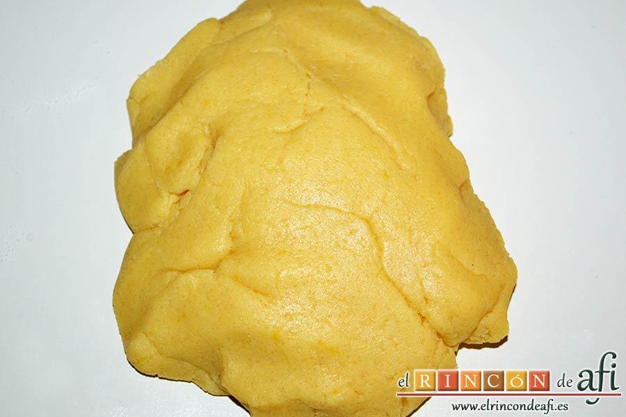 Galletas muselina, mezclar con suavidad