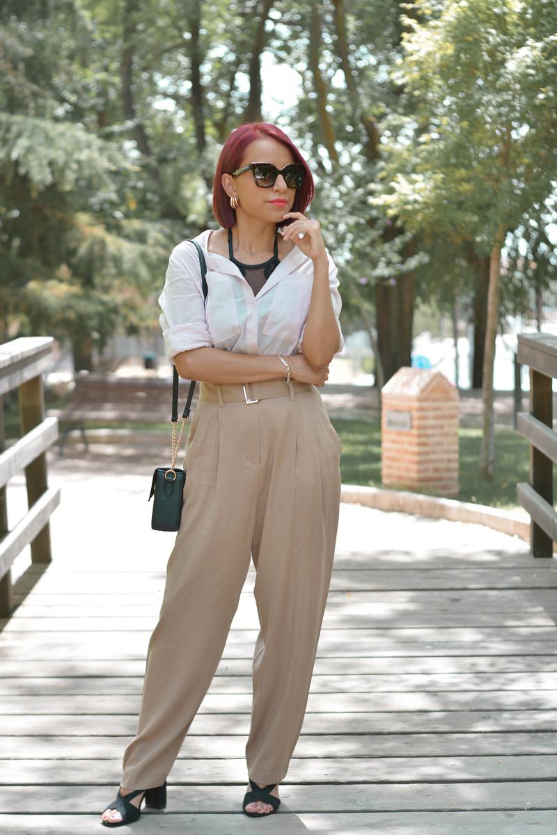 Look casual con sujetador