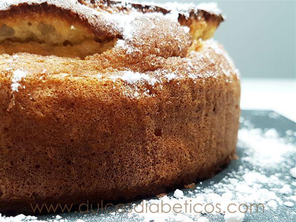 Bizcocho sin harina ni azucar muy esponjoso