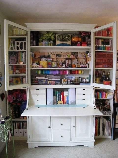 Como hacer un cuarto de manualidades en casa