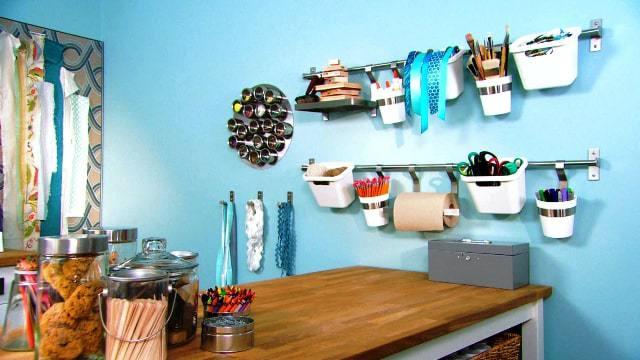 Como hacer un cuarto de manualidades en casa