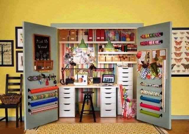 Como hacer un cuarto de manualidades en casa