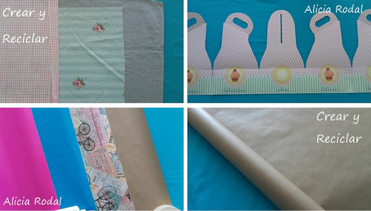 Centro comercial para muñecas DIY con reciclaje