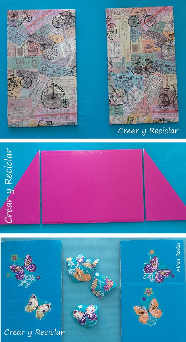 Centro comercial para muñecas DIY con reciclaje