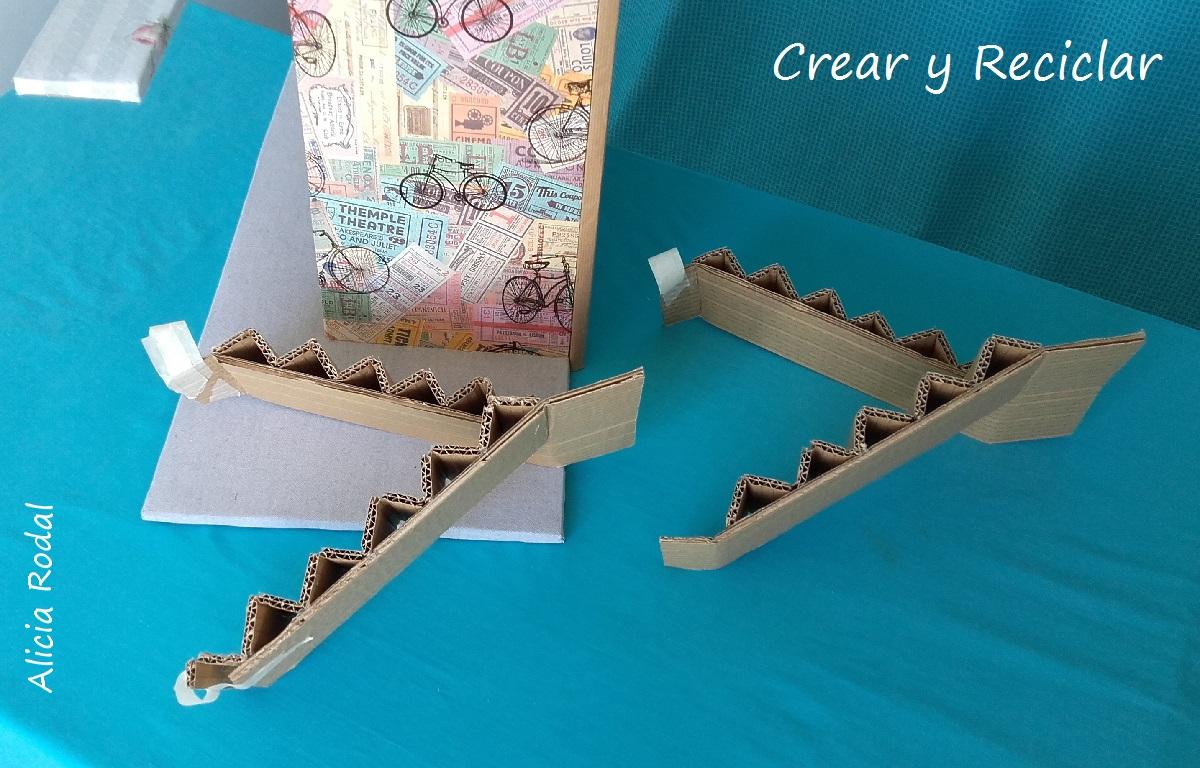 Centro comercial para muñecas DIY con reciclaje