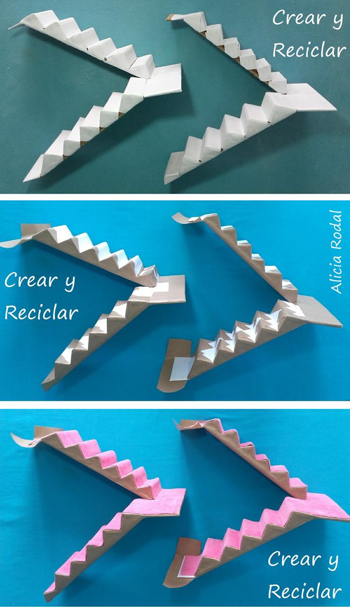 Centro comercial para muñecas DIY con reciclaje