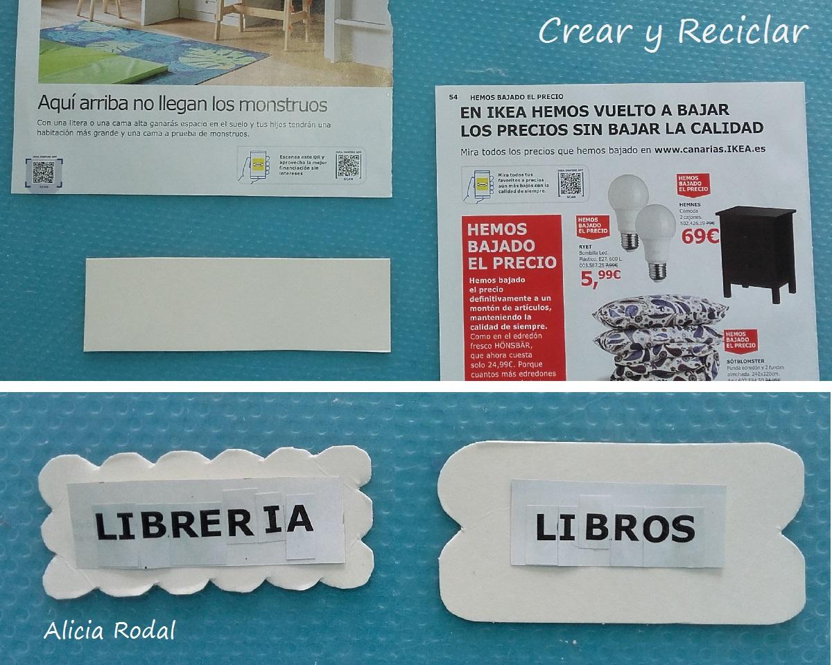Centro comercial para muñecas DIY con reciclaje