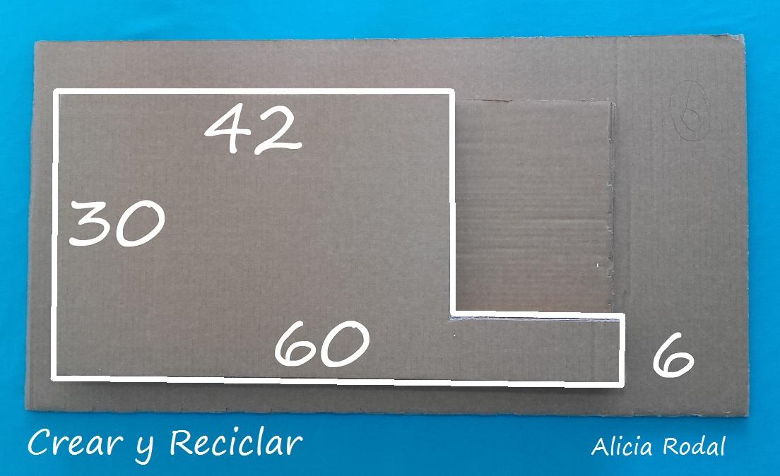 Centro comercial para muñecas DIY con reciclaje